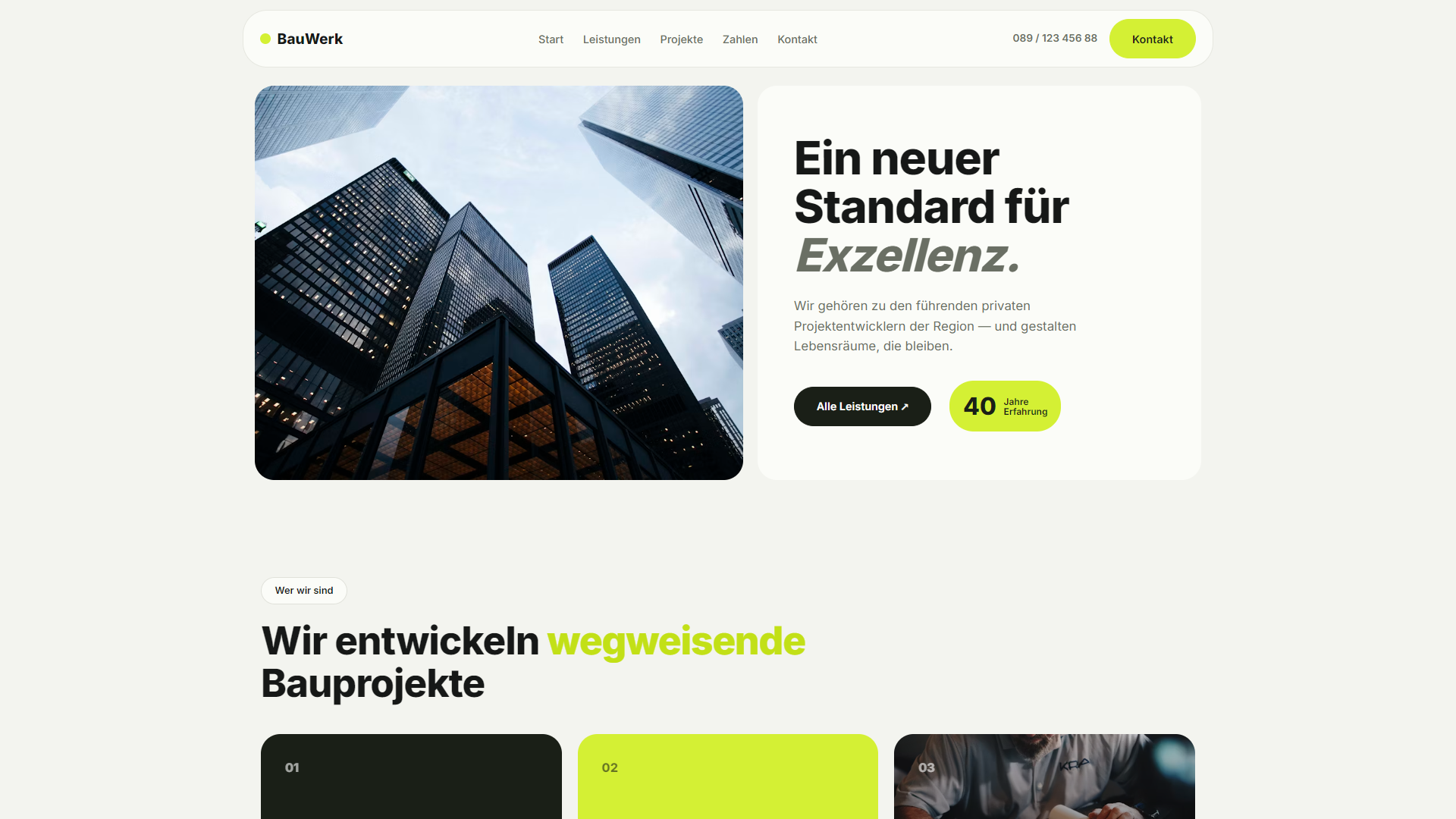 Bauwerk Architektur
