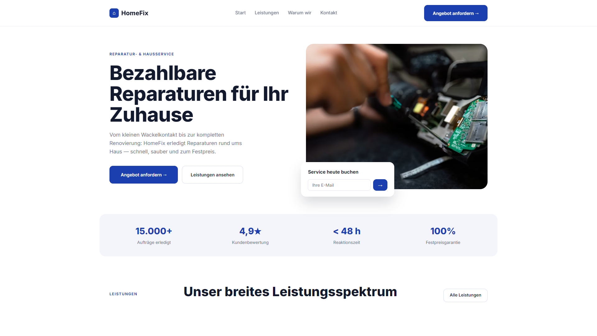 HomeFix Hausservice