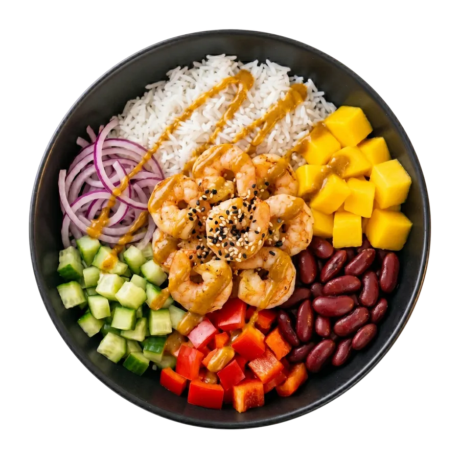 Tropical Shrimp Bowl